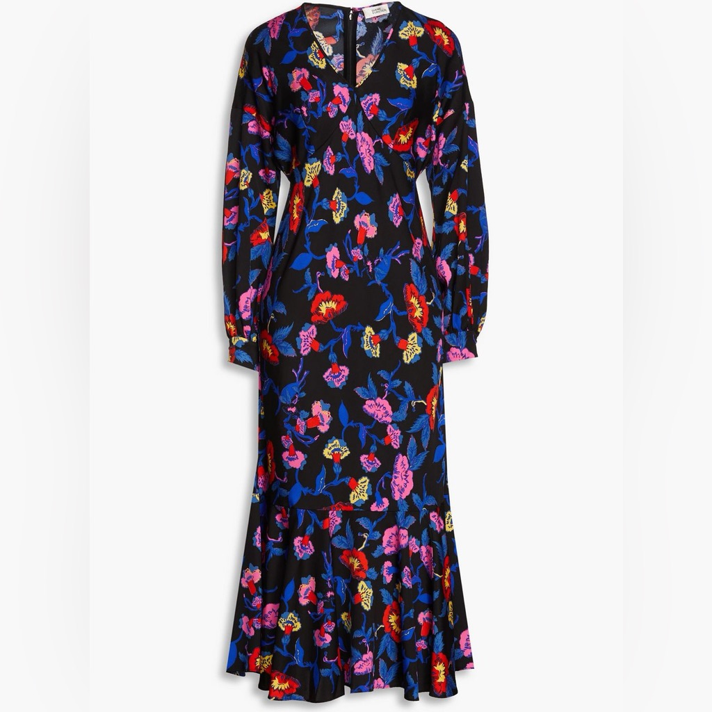 Diane Von Fustenberg Floral Dress